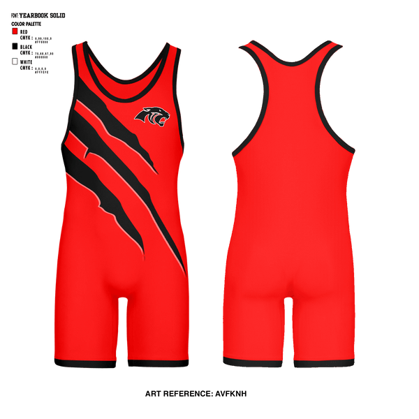Wrestling Singlet, Cabot High School Wrestling, Wrestling, Teamtime, Team time, sublimation, custom sports apparel, team uniforms, spirit wear, spiritwear, sports uniforms, custom shirts, team store, custom team store, fundraiser sports, apparel fundraiser