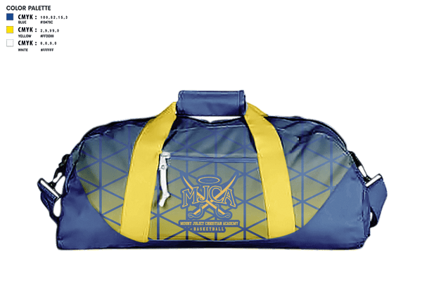 Duffle Bag, Mount Juliet Christian Academy High School Basketball, Men's Basketball, Teamtime, Team time, sublimation, custom sports apparel, team uniforms, spirit wear, spiritwear, sports uniforms, custom shirts, team store, custom team store, fundraiser sports, apparel fundraiser