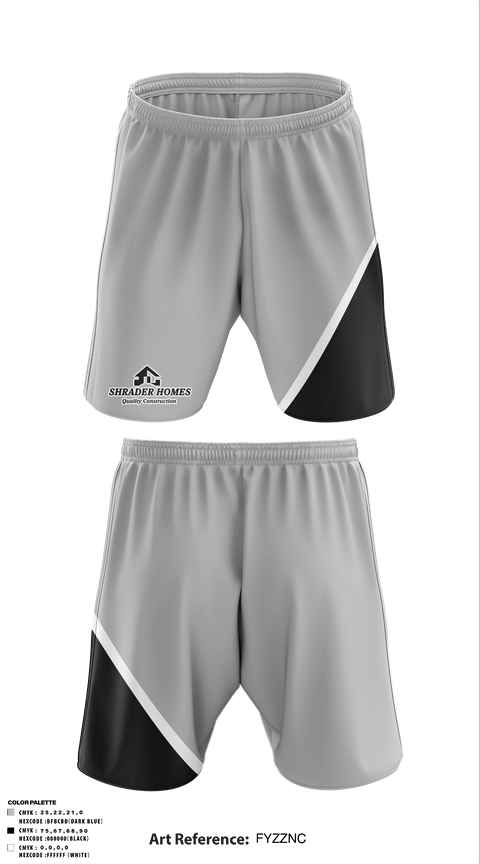Athletic Shorts With Pockets, Shrader HomesShrader Homes, , Teamtime, Team time, sublimation, custom sports apparel, team uniforms, spirit wear, spiritwear, sports uniforms, custom shirts, team store, custom team store, fundraiser sports, apparel fundraiser