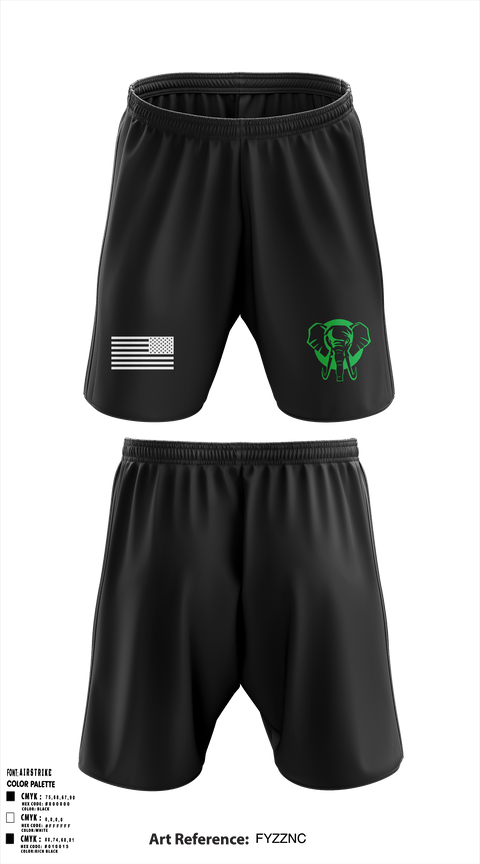 Athletic Shorts With Pockets, Elephant, , Teamtime, Team time, sublimation, custom sports apparel, team uniforms, spirit wear, spiritwear, sports uniforms, custom shirts, team store, custom team store, fundraiser sports, apparel fundraiser