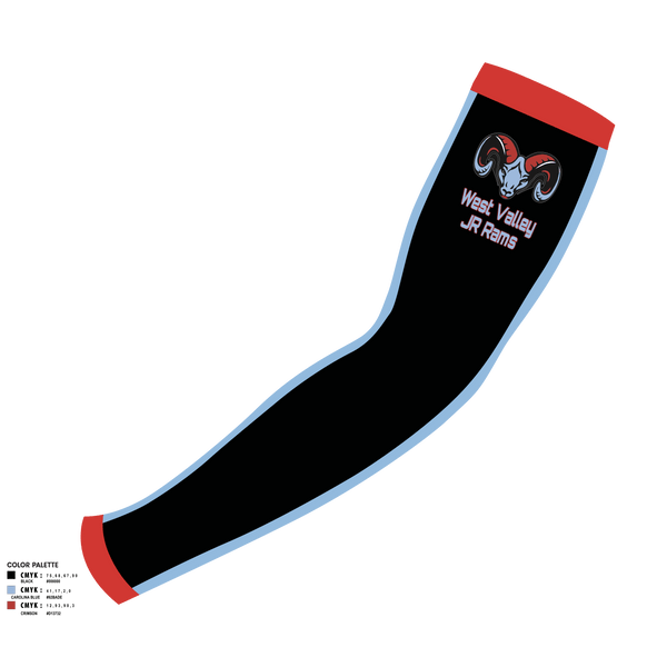 Arm Sleeve, West Valley JR Rams, Football, Teamtime, Team time, sublimation, custom sports apparel, team uniforms, spirit wear, spiritwear, sports uniforms, custom shirts, team store, custom team store, fundraiser sports, apparel fundraiser