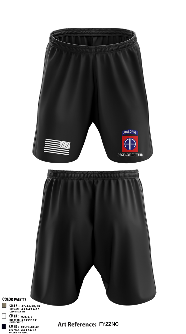 Athletic Shorts With Pockets, 82nd airborne, Army, Teamtime, Team time, sublimation, custom sports apparel, team uniforms, spirit wear, spiritwear, sports uniforms, custom shirts, team store, custom team store, fundraiser sports, apparel fundraiser