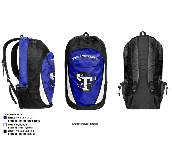 Gear Bag, Trona Joint Unified High School, Spirit Store, Teamtime, Team time, sublimation, custom sports apparel, team uniforms, spirit wear, spiritwear, sports uniforms, custom shirts, team store, custom team store, fundraiser sports, apparel fundraiser