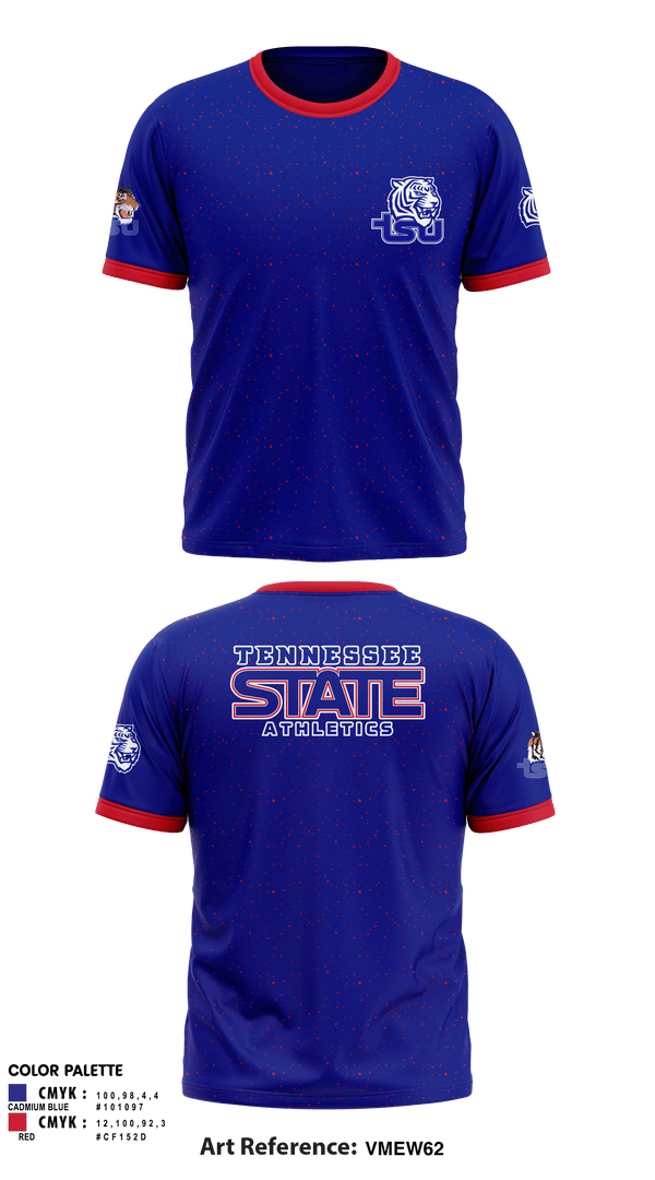 Short Sleeve Performance Shirt, Tennessee State University Cheer, Cheer, Teamtime, Team time, sublimation, custom sports apparel, team uniforms, spirit wear, spiritwear, sports uniforms, custom shirts, team store, custom team store, fundraiser sports, apparel fundraiser