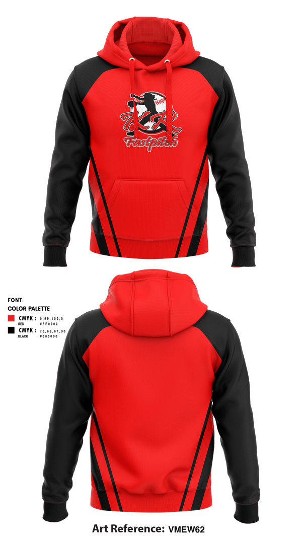 Hoodie, KR Fastpitch 9u, Softball, Teamtime, Team time, sublimation, custom sports apparel, team uniforms, spirit wear, spiritwear, sports uniforms, custom shirts, team store, custom team store, fundraiser sports, apparel fundraiser