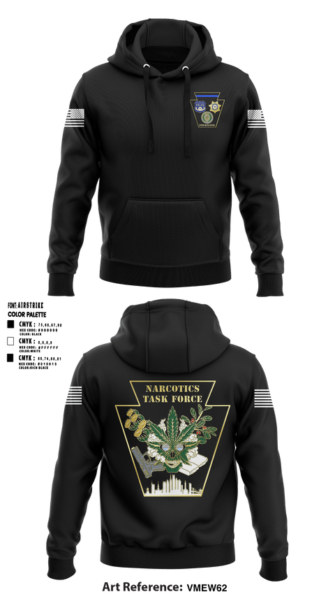 Hoodie, Narcotics, Police, Teamtime, Team time, sublimation, custom sports apparel, team uniforms, spirit wear, spiritwear, sports uniforms, custom shirts, team store, custom team store, fundraiser sports, apparel fundraiser