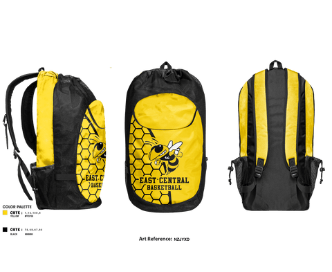 Gear Bag, East Central High School Basketball, Women's Basketball, Teamtime, Team time, sublimation, custom sports apparel, team uniforms, spirit wear, spiritwear, sports uniforms, custom shirts, team store, custom team store, fundraiser sports, apparel fundraiser
