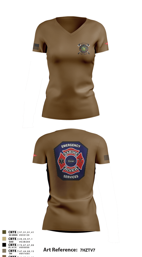Women's Short Sleeve Vneck Shirt, , Fire Department, Teamtime, Team time, sublimation, custom sports apparel, team uniforms, spirit wear, spiritwear, sports uniforms, custom shirts, team store, custom team store, fundraiser sports, apparel fundraiser