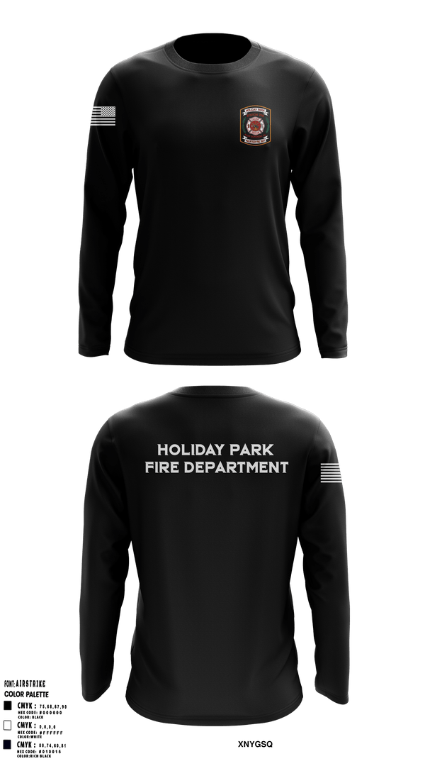 Long Sleeve Performance Shirt, holiday Park fire department, , Teamtime, Team time, sublimation, custom sports apparel, team uniforms, spirit wear, spiritwear, sports uniforms, custom shirts, team store, custom team store, fundraiser sports, apparel fundraiser