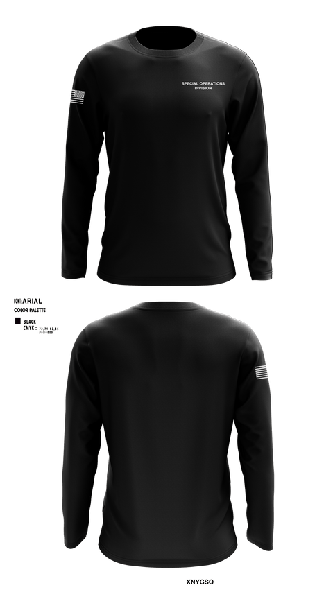 Long Sleeve Performance Shirt, Special Operations Division, Police, Teamtime, Team time, sublimation, custom sports apparel, team uniforms, spirit wear, spiritwear, sports uniforms, custom shirts, team store, custom team store, fundraiser sports, apparel fundraiser
