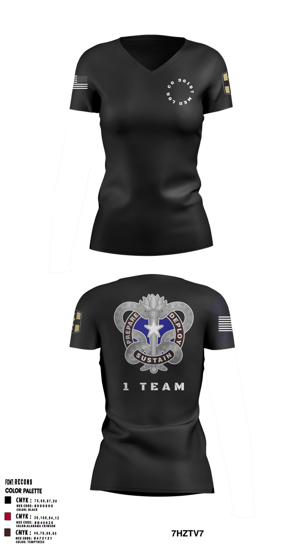 Women's Short Sleeve Vneck Shirt, , Army, Teamtime, Team time, sublimation, custom sports apparel, team uniforms, spirit wear, spiritwear, sports uniforms, custom shirts, team store, custom team store, fundraiser sports, apparel fundraiser