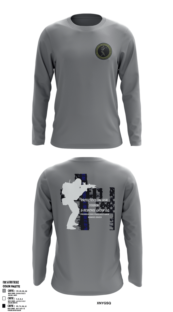 Long Sleeve Performance Shirt, Protectors Tactical Training & Response Group LLC, , Teamtime, Team time, sublimation, custom sports apparel, team uniforms, spirit wear, spiritwear, sports uniforms, custom shirts, team store, custom team store, fundraiser sports, apparel fundraiser