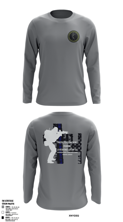 Long Sleeve Performance Shirt, Protectors Tactical Training & Response Group LLC, , Teamtime, Team time, sublimation, custom sports apparel, team uniforms, spirit wear, spiritwear, sports uniforms, custom shirts, team store, custom team store, fundraiser sports, apparel fundraiser