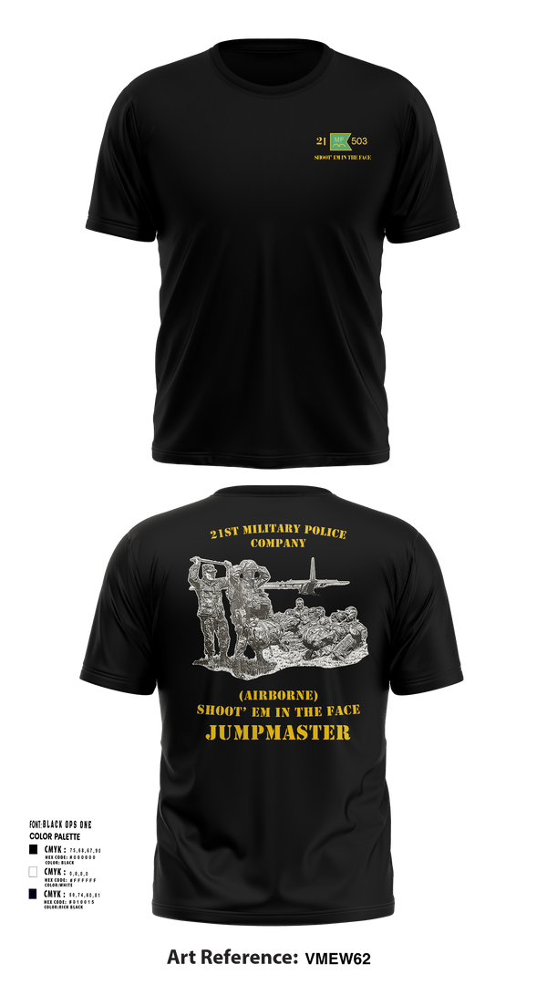 Short Sleeve Performance Shirt, 21ST MILITARY POLICE COMPANY (AIRBORNE), Army, Teamtime, Team time, sublimation, custom sports apparel, team uniforms, spirit wear, spiritwear, sports uniforms, custom shirts, team store, custom team store, fundraiser sports, apparel fundraiser