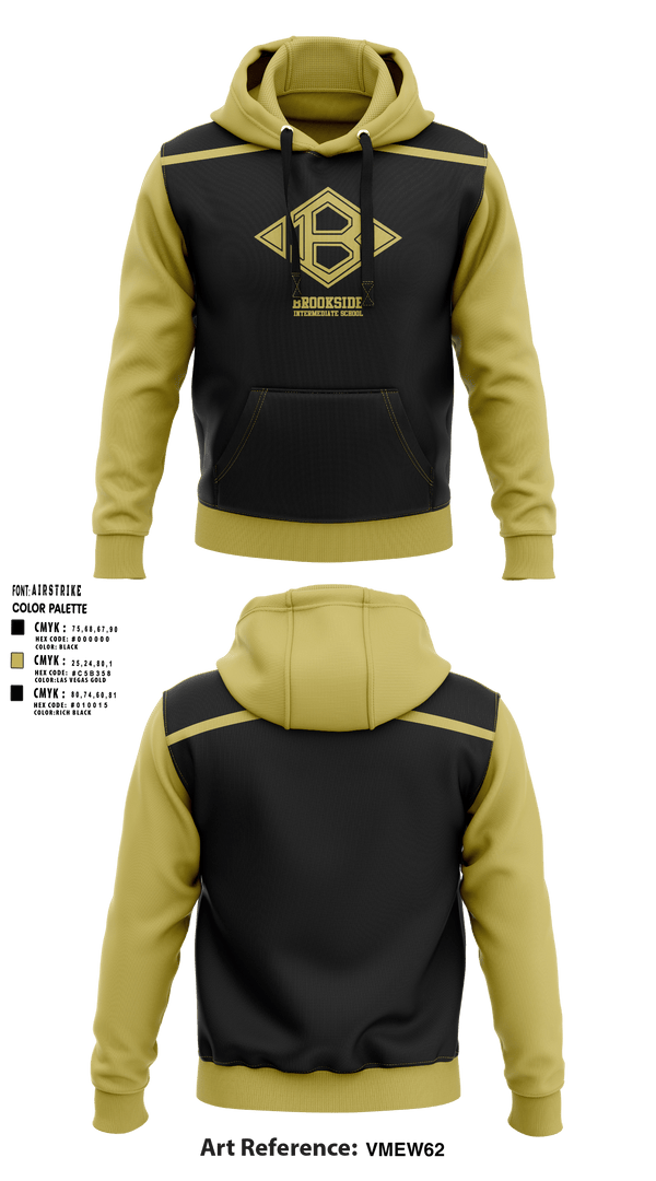 Hoodie, Brookside Intermediate School Track, Track & Field, Teamtime, Team time, sublimation, custom sports apparel, team uniforms, spirit wear, spiritwear, sports uniforms, custom shirts, team store, custom team store, fundraiser sports, apparel fundraiser