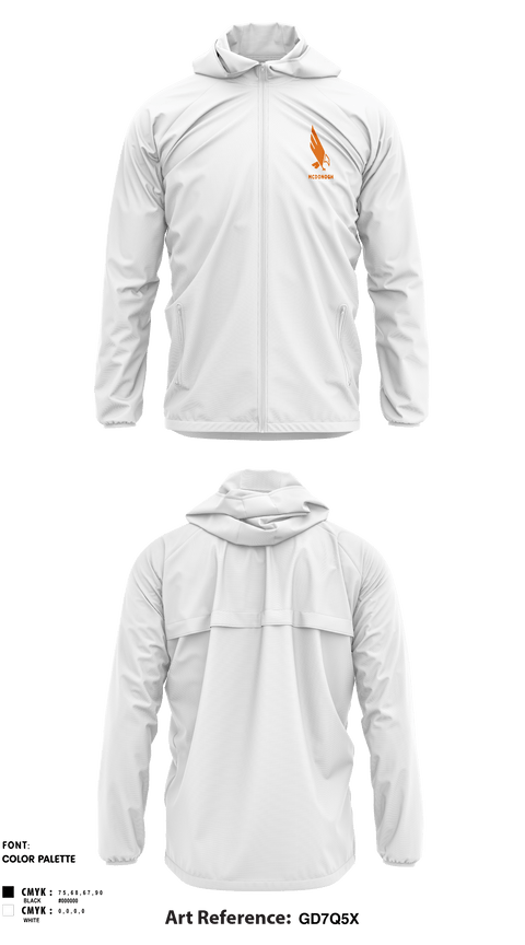 Windbreaker, Mcdonogh School Golf, Golf, Teamtime, Team time, sublimation, custom sports apparel, team uniforms, spirit wear, spiritwear, sports uniforms, custom shirts, team store, custom team store, fundraiser sports, apparel fundraiser