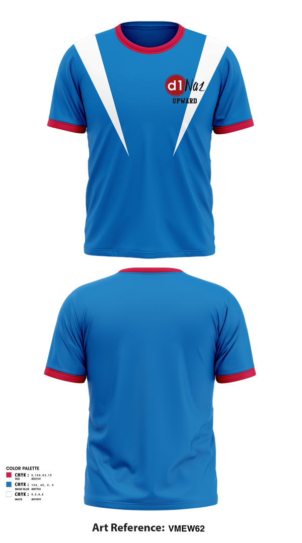 Short Sleeve Performance Shirt, D1Naz Upward Basketball And Cheerleading, Men's Basketball, Teamtime, Team time, sublimation, custom sports apparel, team uniforms, spirit wear, spiritwear, sports uniforms, custom shirts, team store, custom team store, fundraiser sports, apparel fundraiser
