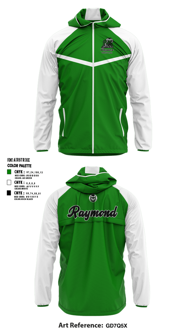 Windbreaker, Raymond High School Wrestling, Wrestling, Teamtime, Team time, sublimation, custom sports apparel, team uniforms, spirit wear, spiritwear, sports uniforms, custom shirts, team store, custom team store, fundraiser sports, apparel fundraiser