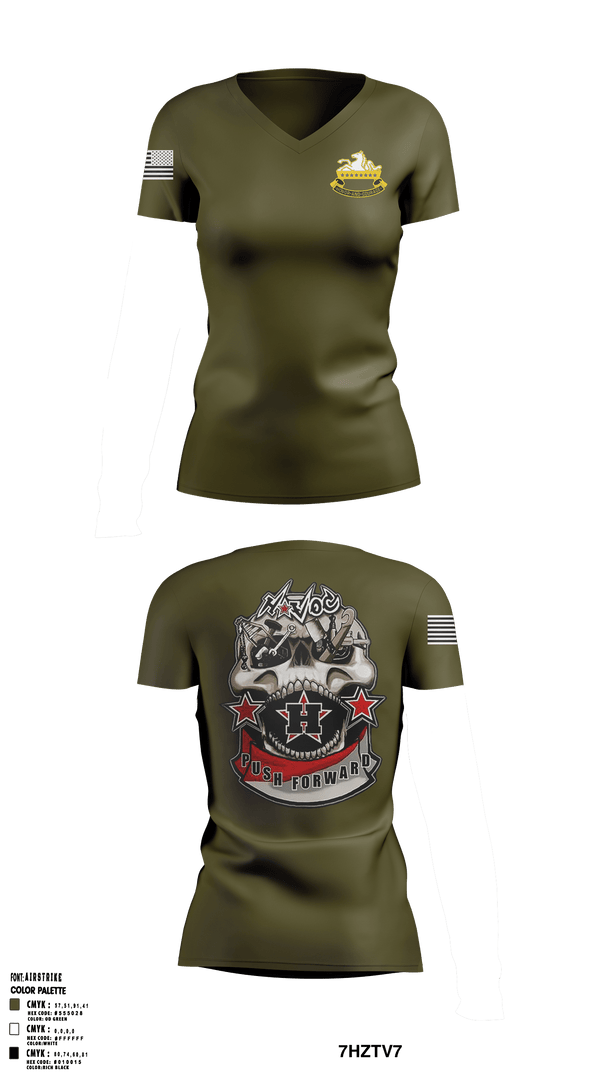 Women's Short Sleeve Vneck Shirt, , Army, Teamtime, Team time, sublimation, custom sports apparel, team uniforms, spirit wear, spiritwear, sports uniforms, custom shirts, team store, custom team store, fundraiser sports, apparel fundraiser