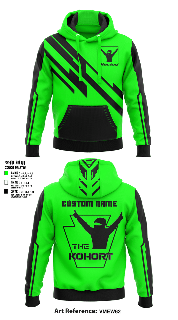 Hoodie, The Kohort, E-Sports, Teamtime, Team time, sublimation, custom sports apparel, team uniforms, spirit wear, spiritwear, sports uniforms, custom shirts, team store, custom team store, fundraiser sports, apparel fundraiser