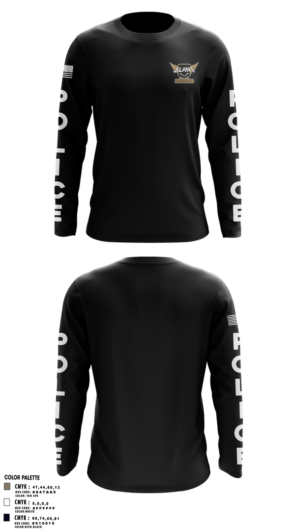 Long Sleeve Performance Shirt, , Police, Teamtime, Team time, sublimation, custom sports apparel, team uniforms, spirit wear, spiritwear, sports uniforms, custom shirts, team store, custom team store, fundraiser sports, apparel fundraiser