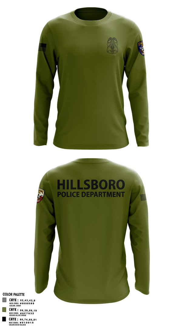 Long Sleeve Performance Shirt, , Police, Teamtime, Team time, sublimation, custom sports apparel, team uniforms, spirit wear, spiritwear, sports uniforms, custom shirts, team store, custom team store, fundraiser sports, apparel fundraiser