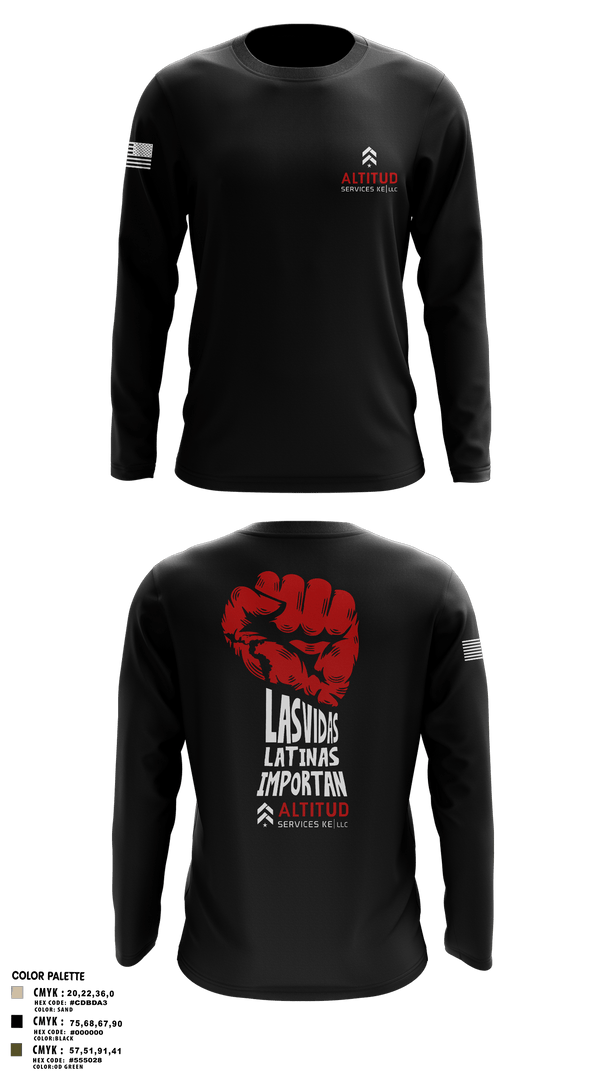 Long Sleeve Performance Shirt, Altitud Services, Army, Teamtime, Team time, sublimation, custom sports apparel, team uniforms, spirit wear, spiritwear, sports uniforms, custom shirts, team store, custom team store, fundraiser sports, apparel fundraiser