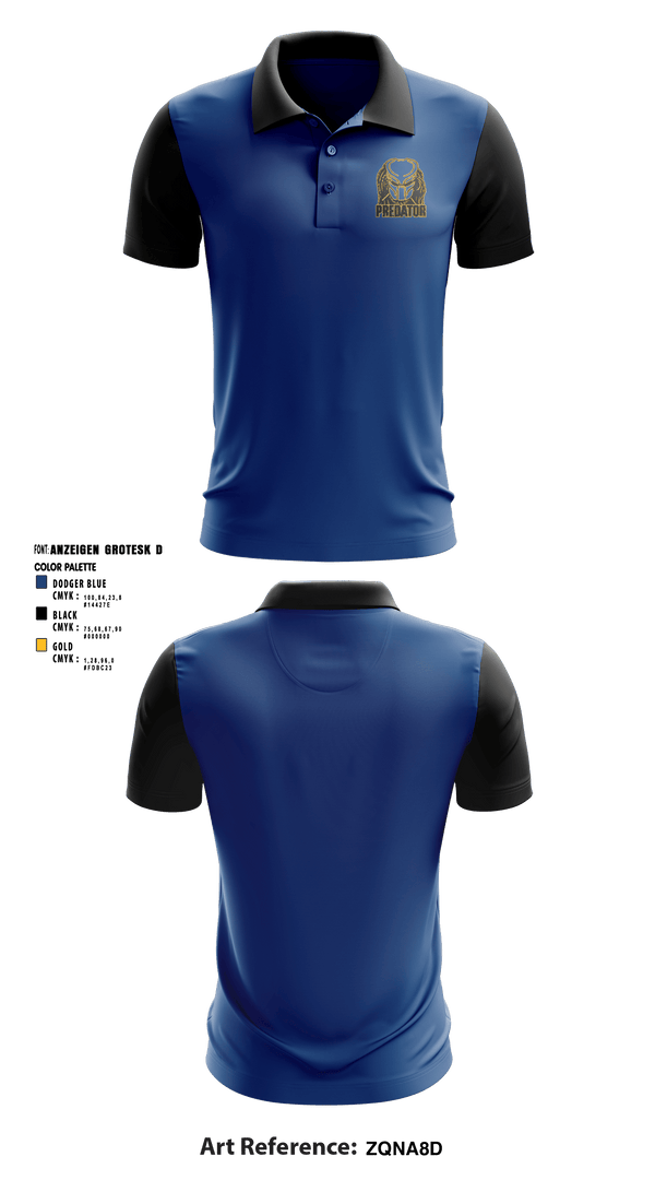 Short Sleeve Performance Polo, Predators, Men's Basketball, Teamtime, Team time, sublimation, custom sports apparel, team uniforms, spirit wear, spiritwear, sports uniforms, custom shirts, team store, custom team store, fundraiser sports, apparel fundraiser