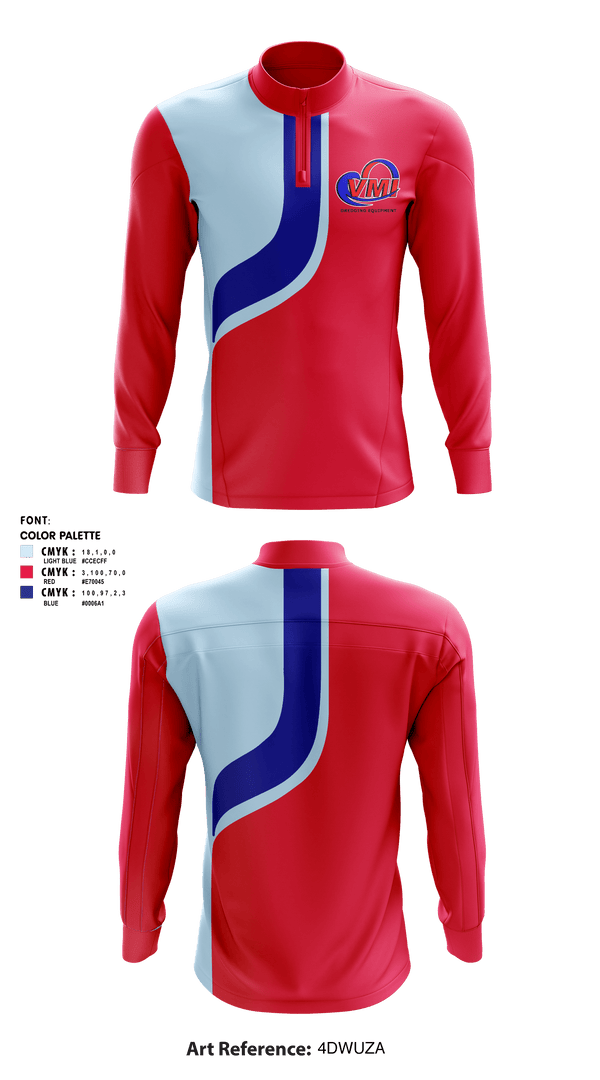 Quarter Zip Jacket, VMIVMI, , Teamtime, Team time, sublimation, custom sports apparel, team uniforms, spirit wear, spiritwear, sports uniforms, custom shirts, team store, custom team store, fundraiser sports, apparel fundraiser
