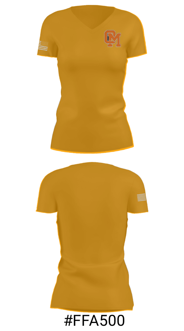Women's Short Sleeve Vneck Shirt, Oakland Mills High School Basketball, Women's Basketball, Teamtime, Team time, sublimation, custom sports apparel, team uniforms, spirit wear, spiritwear, sports uniforms, custom shirts, team store, custom team store, fundraiser sports, apparel fundraiser