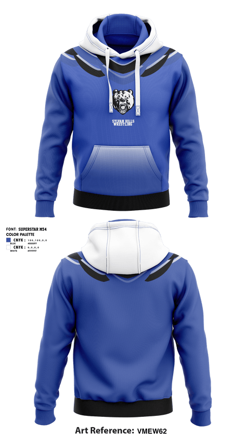 Hoodie, Sylvan Hills High School Wrestling, Wrestling, Teamtime, Team time, sublimation, custom sports apparel, team uniforms, spirit wear, spiritwear, sports uniforms, custom shirts, team store, custom team store, fundraiser sports, apparel fundraiser