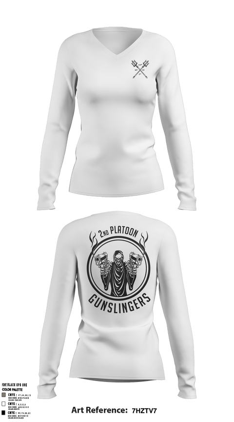 Women's Long Sleeve Vneck Shirt, , Army, Teamtime, Team time, sublimation, custom sports apparel, team uniforms, spirit wear, spiritwear, sports uniforms, custom shirts, team store, custom team store, fundraiser sports, apparel fundraiser