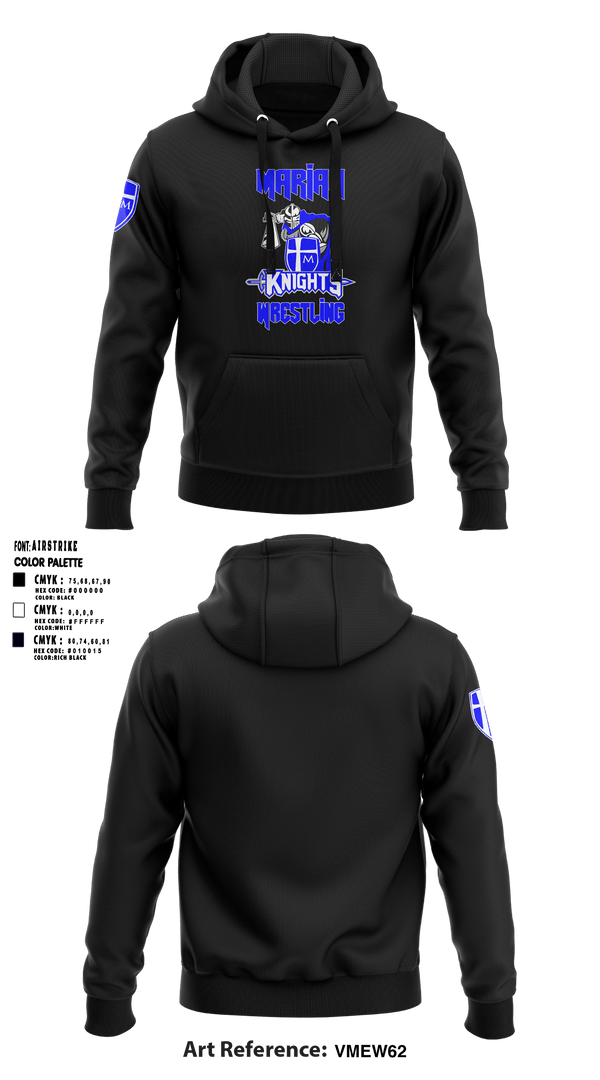 Hoodie, Marian High School Wrestling, Wrestling, Teamtime, Team time, sublimation, custom sports apparel, team uniforms, spirit wear, spiritwear, sports uniforms, custom shirts, team store, custom team store, fundraiser sports, apparel fundraiser