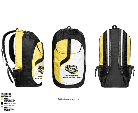 Gear Bag, Swainsboro High School Basketball, Men's Basketball, Teamtime, Team time, sublimation, custom sports apparel, team uniforms, spirit wear, spiritwear, sports uniforms, custom shirts, team store, custom team store, fundraiser sports, apparel fundraiser
