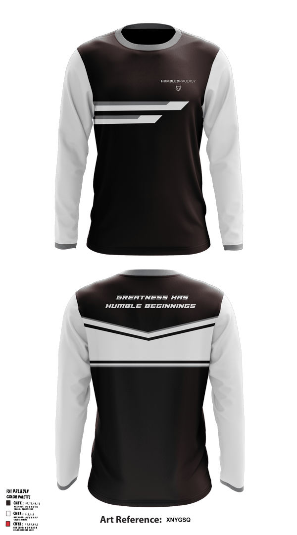 Long Sleeve Performance Shirt, Humbled prodigy, Baseball, Teamtime, Team time, sublimation, custom sports apparel, team uniforms, spirit wear, spiritwear, sports uniforms, custom shirts, team store, custom team store, fundraiser sports, apparel fundraiser