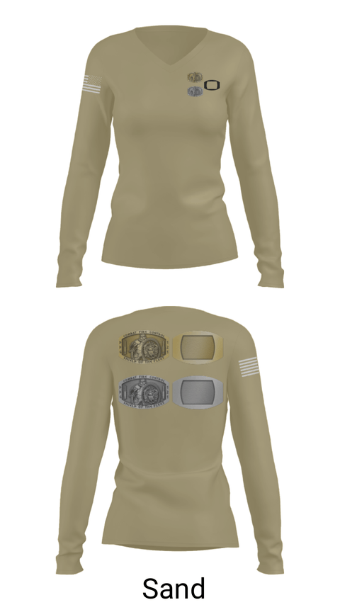 Women's Long Sleeve Vneck Shirt, , Navy, Teamtime, Team time, sublimation, custom sports apparel, team uniforms, spirit wear, spiritwear, sports uniforms, custom shirts, team store, custom team store, fundraiser sports, apparel fundraiser