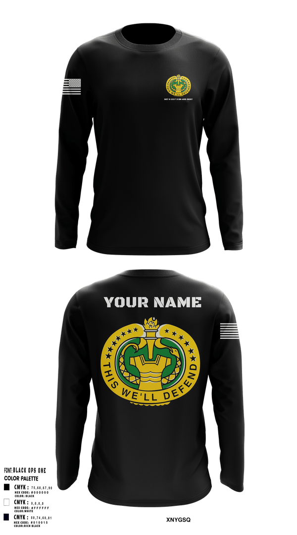Long Sleeve Performance Shirt, DET 6 CO F 3 BN 485 REGT, , Teamtime, Team time, sublimation, custom sports apparel, team uniforms, spirit wear, spiritwear, sports uniforms, custom shirts, team store, custom team store, fundraiser sports, apparel fundraiser