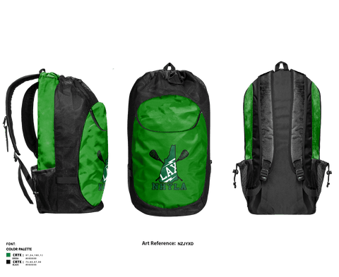 Gear Bag, New Hampshire Youth Lacrosse Association, Men's Lacrosse, Teamtime, Team time, sublimation, custom sports apparel, team uniforms, spirit wear, spiritwear, sports uniforms, custom shirts, team store, custom team store, fundraiser sports, apparel fundraiser