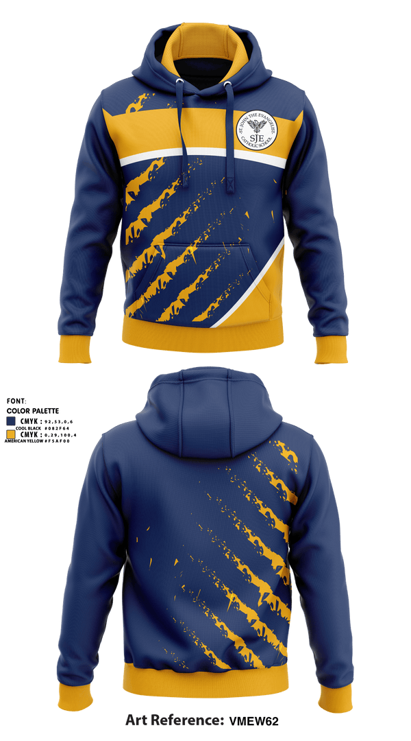 Hoodie, St John The Evangelist School, Spirit Store, Teamtime, Team time, sublimation, custom sports apparel, team uniforms, spirit wear, spiritwear, sports uniforms, custom shirts, team store, custom team store, fundraiser sports, apparel fundraiser