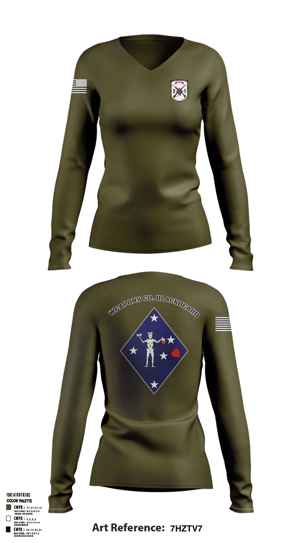 Women's Long Sleeve Vneck Shirt, 2/1, Navy, Teamtime, Team time, sublimation, custom sports apparel, team uniforms, spirit wear, spiritwear, sports uniforms, custom shirts, team store, custom team store, fundraiser sports, apparel fundraiser