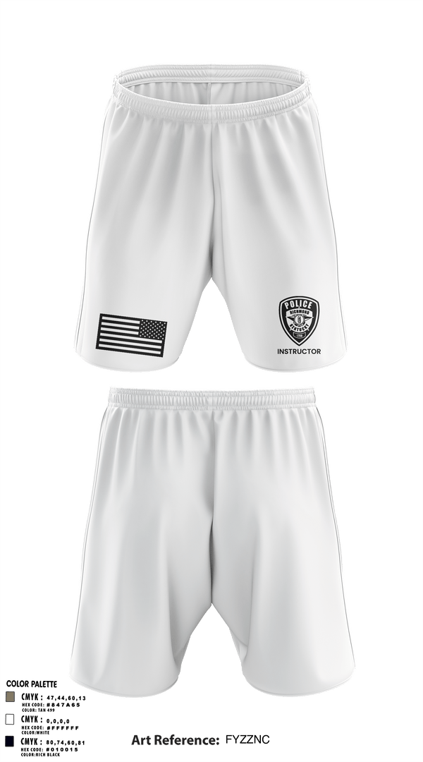 Athletic Shorts With Pockets, Richmond Police, Police, Teamtime, Team time, sublimation, custom sports apparel, team uniforms, spirit wear, spiritwear, sports uniforms, custom shirts, team store, custom team store, fundraiser sports, apparel fundraiser