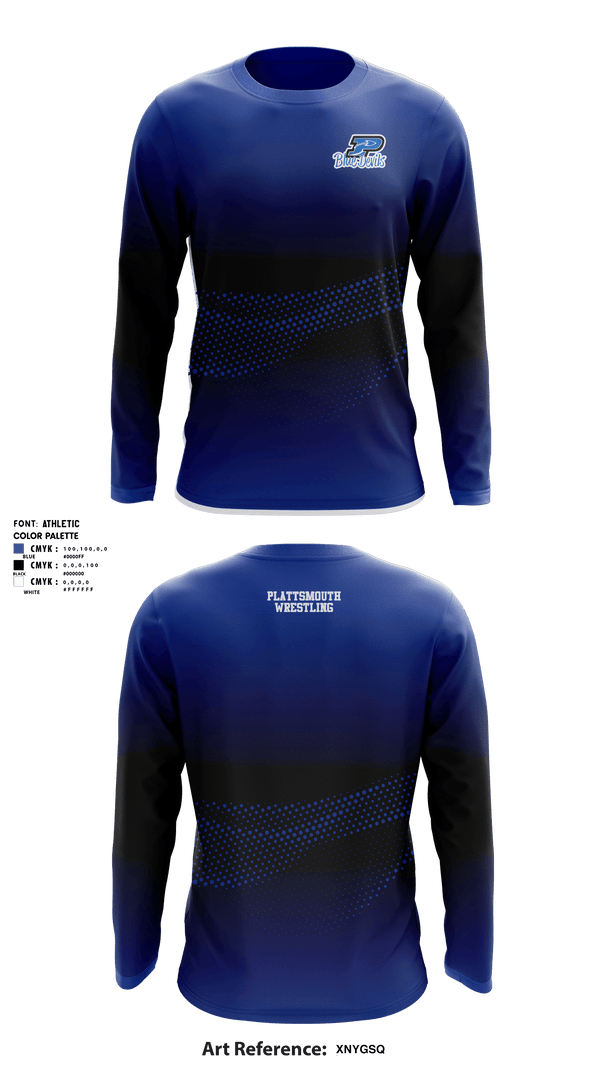 Long Sleeve Rash Guard Shirt, Plattsmouth High School Wrestling, Wrestling, Teamtime, Team time, sublimation, custom sports apparel, team uniforms, spirit wear, spiritwear, sports uniforms, custom shirts, team store, custom team store, fundraiser sports, apparel fundraiser