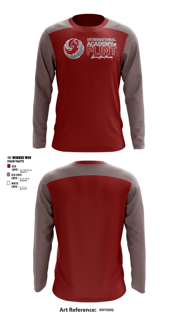 Long Sleeve Performance Shirt, International Academy of Flint, Spirit Store, Teamtime, Team time, sublimation, custom sports apparel, team uniforms, spirit wear, spiritwear, sports uniforms, custom shirts, team store, custom team store, fundraiser sports, apparel fundraiser