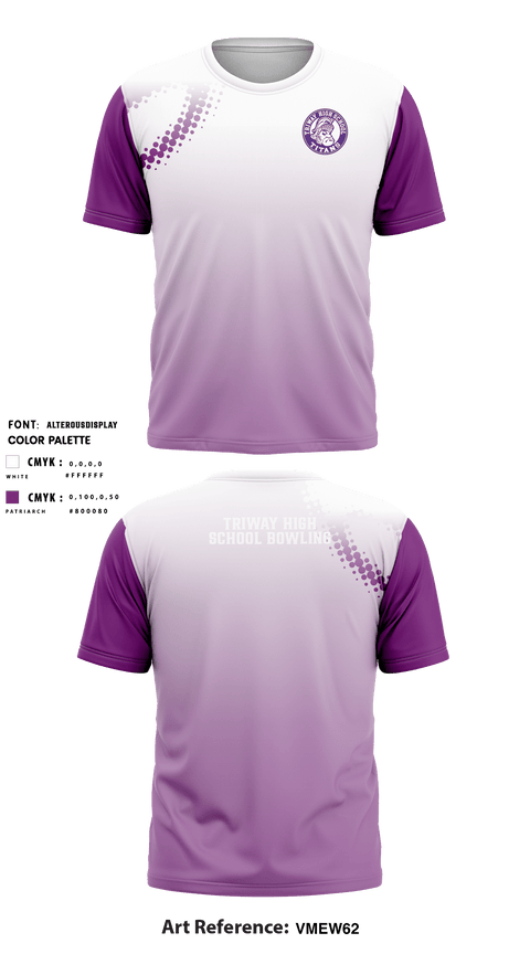 Short Sleeve Performance Shirt, Triway High School Bowling, Bowling, Teamtime, Team time, sublimation, custom sports apparel, team uniforms, spirit wear, spiritwear, sports uniforms, custom shirts, team store, custom team store, fundraiser sports, apparel fundraiser