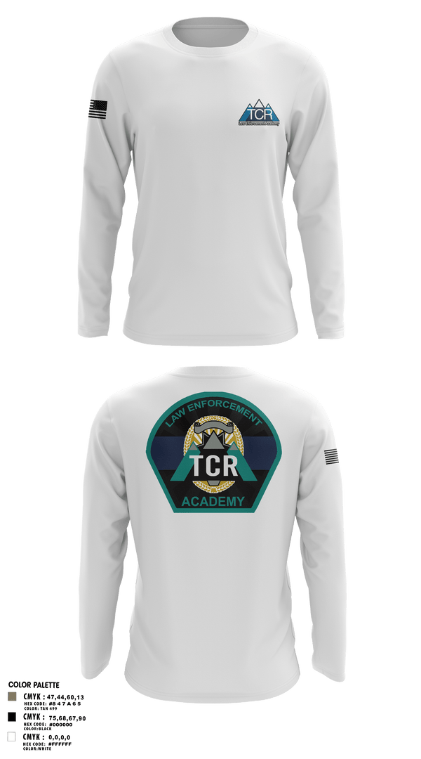 Long Sleeve Performance Shirt, TCR LE ACADEMY, Police, Teamtime, Team time, sublimation, custom sports apparel, team uniforms, spirit wear, spiritwear, sports uniforms, custom shirts, team store, custom team store, fundraiser sports, apparel fundraiser