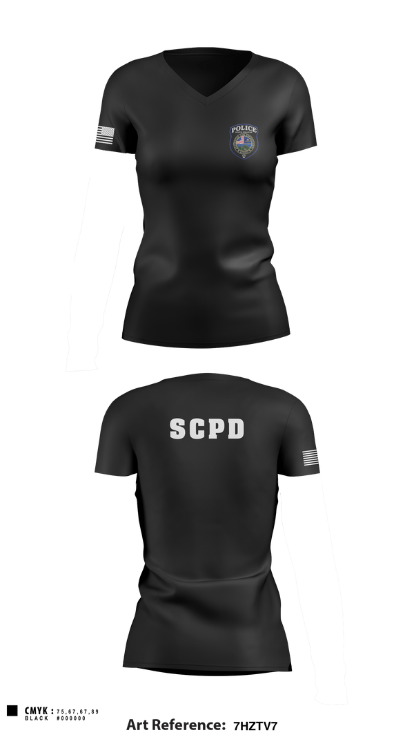 Women's Short Sleeve Vneck Shirt, , Police, Teamtime, Team time, sublimation, custom sports apparel, team uniforms, spirit wear, spiritwear, sports uniforms, custom shirts, team store, custom team store, fundraiser sports, apparel fundraiser