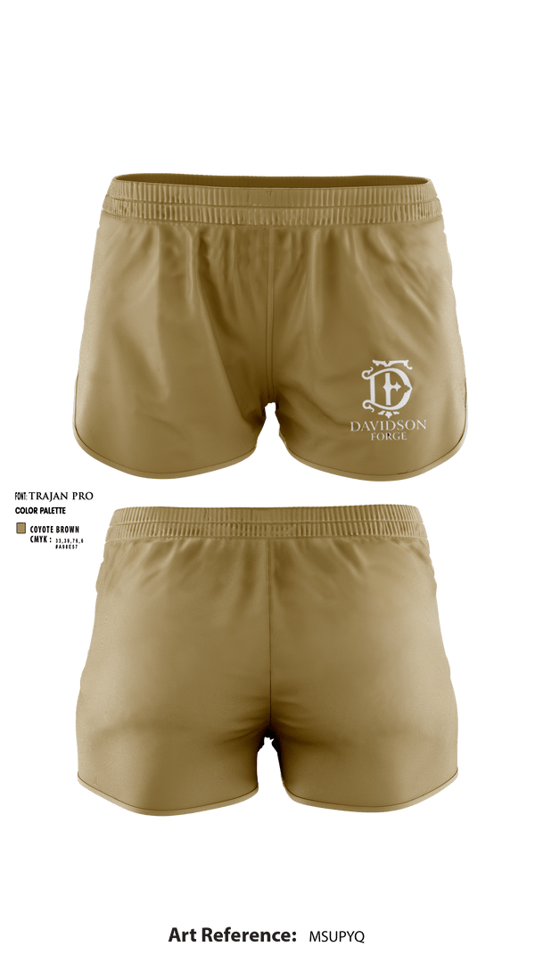 Women's Shorts, Davidson Forge, , Teamtime, Team time, sublimation, custom sports apparel, team uniforms, spirit wear, spiritwear, sports uniforms, custom shirts, team store, custom team store, fundraiser sports, apparel fundraiser