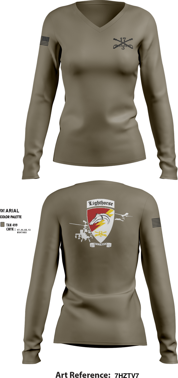 Women's Long Sleeve Vneck Shirt, 3-17 ACS, , Teamtime, Team time, sublimation, custom sports apparel, team uniforms, spirit wear, spiritwear, sports uniforms, custom shirts, team store, custom team store, fundraiser sports, apparel fundraiser