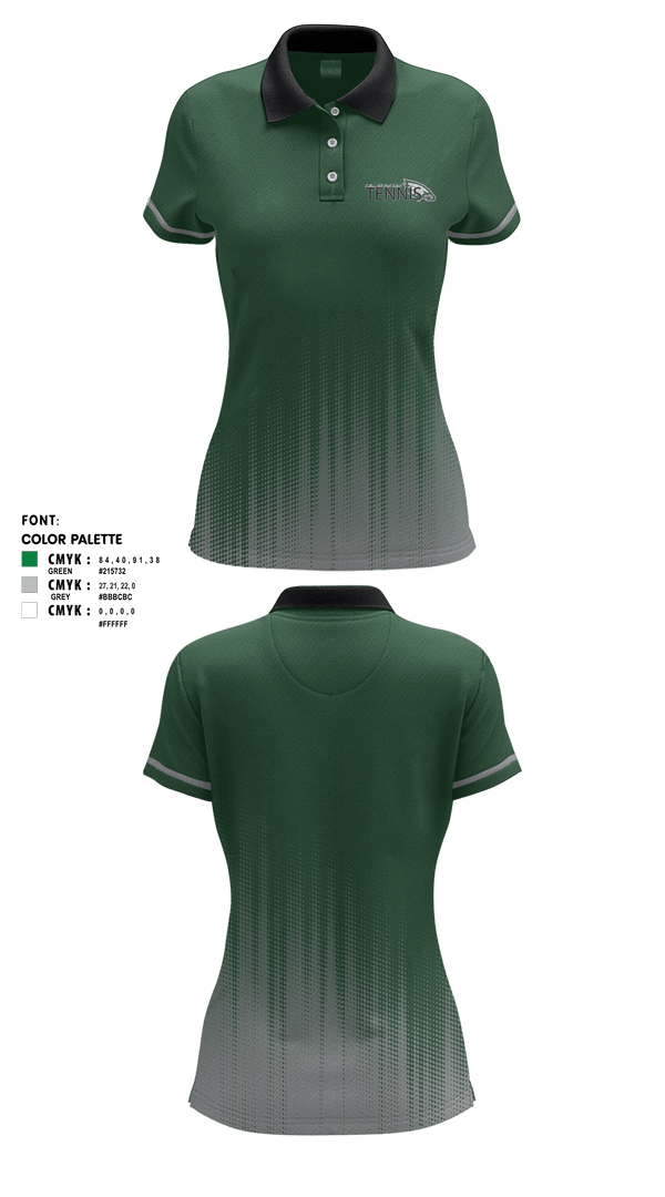 Women's Short Sleeve Performance Polo, Collins Hill High School Tennis, Tennis, Teamtime, Team time, sublimation, custom sports apparel, team uniforms, spirit wear, spiritwear, sports uniforms, custom shirts, team store, custom team store, fundraiser sports, apparel fundraiser