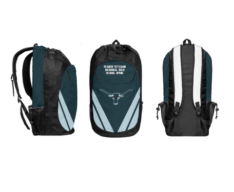Gear Bag, Peabody Veterans Memorial High School Diving, Swimming, Teamtime, Team time, sublimation, custom sports apparel, team uniforms, spirit wear, spiritwear, sports uniforms, custom shirts, team store, custom team store, fundraiser sports, apparel fundraiser